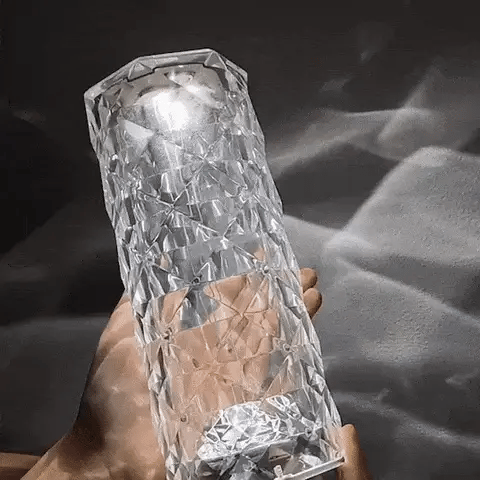 16 Color Changing Rose Crystal Diamond Table Lamp